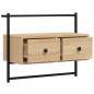 Preview: TV-Wandschrank Sonoma-Eiche 60,5x30x51 cm Holzwerkstoff