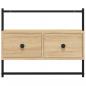 Preview: TV-Wandschrank Sonoma-Eiche 60,5x30x51 cm Holzwerkstoff