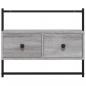 Preview: TV-Wandschrank Grau Sonoma 60,5x30x51 cm Holzwerkstoff