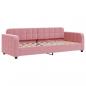 Preview: Tagesbett Ausziehbar Rosa 80x200 cm Samt