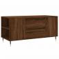 Preview: Couchtisch Braun Eichen-Optik 102x44,5x50 cm Holzwerkstoff