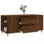 Preview: Couchtisch Braun Eichen-Optik 102x44,5x50 cm Holzwerkstoff