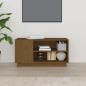 Preview: TV-Schrank Honigbraun 80x35x40,5 cm Massivholz Kiefer