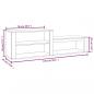 Preview: Schuhschrank Betongrau 150x35x45 cm Holzwerkstoff