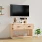 Preview: TV-Schrank 90x40x60 cm Massivholz Kiefer