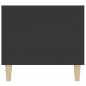 Preview: Couchtisch Schwarz 90x49x45 cm Holzwerkstoff