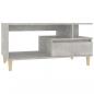 Preview: Couchtisch Betongrau 90x49x45 cm Holzwerkstoff