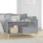 Preview: ARDEBO.de - Couchtisch Grau Sonoma 90x49x45 cm Holzwerkstoff