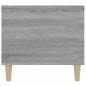 Preview: Couchtisch Grau Sonoma 90x49x45 cm Holzwerkstoff