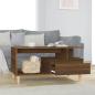 Preview: Couchtisch Braun Eichen-Optik 90x49x45 cm Holzwerkstoff