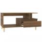 Preview: Couchtisch Braun Eichen-Optik 90x49x45 cm Holzwerkstoff