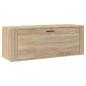 Preview: Wand-Schuhschrank Sonoma-Eiche 100x35x38 cm Holzwerkstoff