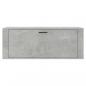 Preview: Wand-Schuhschrank Betongrau 100x35x38 cm Holzwerkstoff