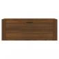 Preview: Wand-Schuhschrank Braun Eichen-Optik 100x35x38 cm Holzwerkstoff