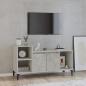 Preview: ARDEBO.de - TV-Schrank Betongrau 100x35x55 cm Holzwerkstoff