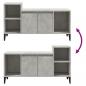 Preview: TV-Schrank Betongrau 100x35x55 cm Holzwerkstoff