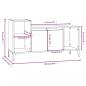 Preview: TV-Schrank Grau Sonoma 100x35x55 cm Holzwerkstoff