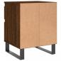 Preview: Nachttische 2 Stk. Braun Eichen-Optik 40x35x50 cm Holzwerkstoff