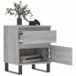 Preview: Nachttische 2 Stk. Grau Sonoma 40x35x50 cm Holzwerkstoff