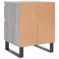 Preview: Nachttische 2 Stk. Grau Sonoma 40x35x50 cm Holzwerkstoff