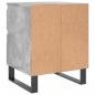 Preview: Nachttische 2 Stk. Betongrau 40x35x50 cm Holzwerkstoff