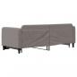 Preview: Tagesbett Ausziehbar Taupe 80x200 cm Stoff