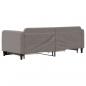 Preview: Tagesbett Ausziehbar mit Schubladen Taupe 80x200 cm Stoff