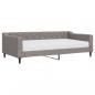 Preview: Tagesbett mit Matratze Taupe 100x200 cm Stoff