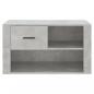 Preview: Schuhschrank Betongrau 80x35x45 cm Holzwerkstoff