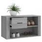 Preview: Schuhschrank Grau Sonoma 80x35x45 cm Holzwerkstoff