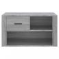 Preview: Schuhschrank Grau Sonoma 80x35x45 cm Holzwerkstoff