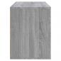 Preview: Schuhschrank Grau Sonoma 80x35x45 cm Holzwerkstoff