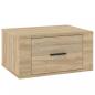 Preview: Wand-Nachttische 2 Stk. Sonoma-Eiche 50x36x25 cm