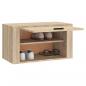 Preview: Wand-Schuhschrank Sonoma-Eiche 70x35x38 cm Holzwerkstoff