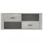 Preview: TV-Schrank Betongrau 100x35x40 cm Holzwerkstoff