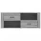 Preview: TV-Schrank Grau Sonoma 100x35x40 cm Holzwerkstoff