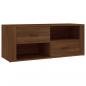 Preview: TV-Schrank Braun Eichen-Optik 100x35x40 cm Holzwerkstoff