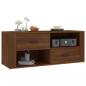 Preview: TV-Schrank Braun Eichen-Optik 100x35x40 cm Holzwerkstoff