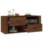 Preview: TV-Schrank Braun Eichen-Optik 100x35x40 cm Holzwerkstoff