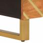 Preview: TV-Schrank Braun und Schwarz 100x33,5x46 cm Massivholz Mango