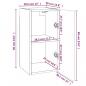 Preview: TV-Schrank Grau Sonoma 30,5x30x60 cm Holzwerkstoff