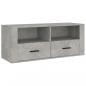 Preview: TV-Schrank Betongrau 100x35x40 cm Holzwerkstoff