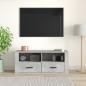 Preview: TV-Schrank Betongrau 100x35x40 cm Holzwerkstoff