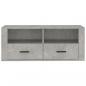 Preview: TV-Schrank Betongrau 100x35x40 cm Holzwerkstoff