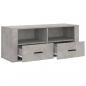 Preview: TV-Schrank Betongrau 100x35x40 cm Holzwerkstoff