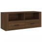 Preview: TV-Schrank Braun Eichen-Optik 100x35x40 cm Holzwerkstoff