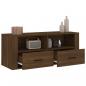 Preview: TV-Schrank Braun Eichen-Optik 100x35x40 cm Holzwerkstoff