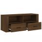 Preview: TV-Schrank Braun Eichen-Optik 100x35x40 cm Holzwerkstoff