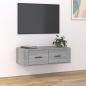 Preview: ARDEBO.de - TV-Wandschrank Grau Sonoma 80x36x25 cm Holzwerkstoff