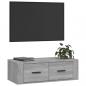 Preview: TV-Wandschrank Grau Sonoma 80x36x25 cm Holzwerkstoff